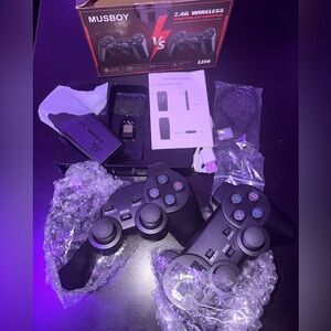 MUSBOY 2.4G Wireless Gamepad Controllers | 2 Controllers + USB Receiver |NIB